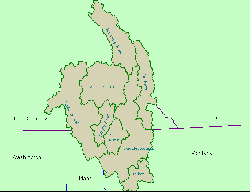 Kootenai River sub-basin map
